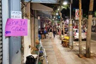 Movimentação de pessoas na Rua 14 de Julho (Foto: Arquivo/Campo Grande News)