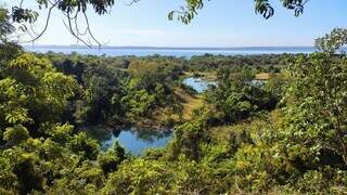 Região de margem do Rio Paraná, em Três Lagoas; MP cobra Imasul por verbas compensatórias na natureza local (Fotos: Reprodução site Prefeitura)