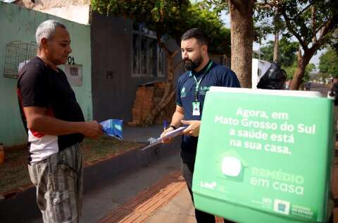 Entrega gratuita de remédios em casa já teve 14 mil destinatários em MS