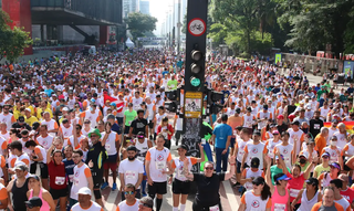 Participantes da edição de 2022 da Corrida de São Silvestre (Foto: Rovena Rosa/Agência Brasil)