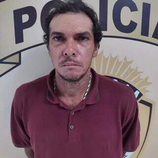 Foto do suspeito divulgada pela polícia. Contudo, o nome dele não foi informado. (Foto: Divulgação | PCMS)