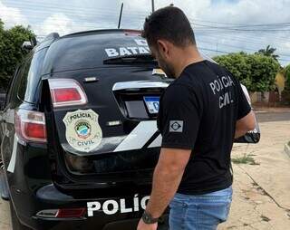 Ele foi localizado pela Polícia Civil e levado para delegacia (Foto: Nova Notícias)