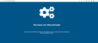 Reprodução da página da Prefeitura de Campo Grande, na tarde desta segunda-feira (30). (Foto: Reprodução)