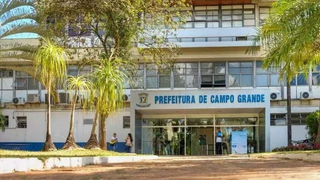 Fachada da Prefeitura de Campo Grande, na Avenida Afonso Pena. (Foto: Arquivo/Campo Grande News)