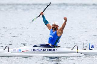 Rufino quebrou recorde da prova de 200 metros VL2, conquistando o bicampeonato paralímpico (Fotos: Marcello Zambrana/CPB)