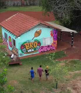 Estúdio do grupo é o primeiro a ser construído em uma reserva indígena. (Foto: Brô MC&#39;s)