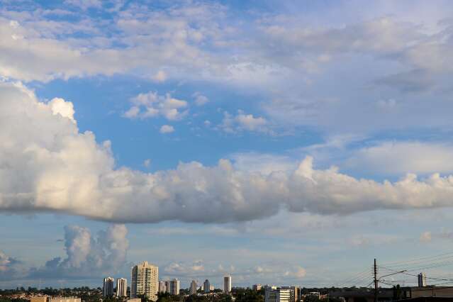 MS tem possibilidade de chuva e m&aacute;xima de 39&ordm;C