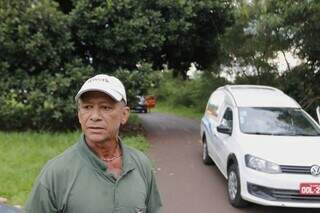 Antonio durante entrevista ao Campo Grande News antes de passar mal (Foto: Paulo Francis)