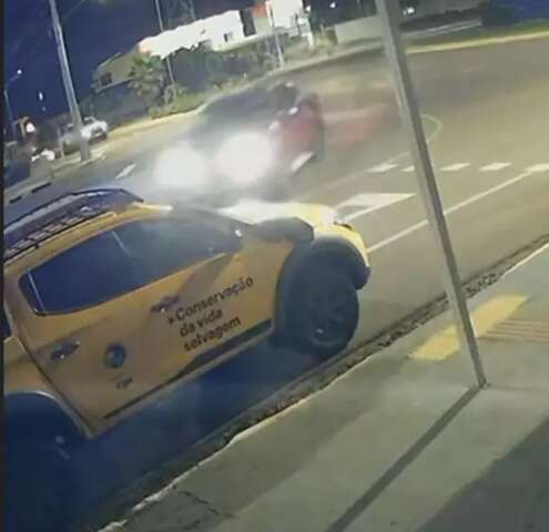 V&iacute;deo mostra motorista na contram&atilde;o antes de bater em caminhonetes