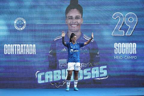 Jogadora sul-mato-grossense &eacute; apresentada pelo Cruzeiro para 2025 