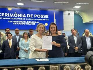 Conhe&ccedil;a os secret&aacute;rios empossados hoje pela prefeita Adriane Lopes