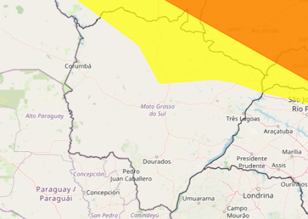 Meteorologia p&otilde;e 23 munic&iacute;pios de MS em alerta para chuva intensa