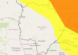 Campo Grande tem possibilidade de chuva e m&aacute;xima de 33&ordm;C