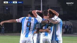 Argentina goleia a Sele&ccedil;&atilde;o Brasileira na estreia do Sul-Americano Sub-20