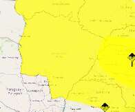 Inmet renova alertas para chuva intensa em MS neste domingo