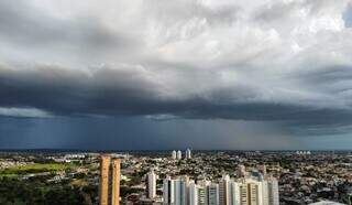 Mais &aacute;gua vindo: MS est&aacute; sob alerta de temporal com ventos de 100 km/h