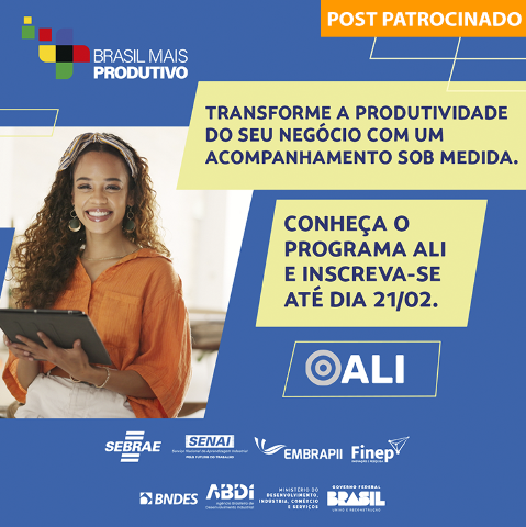 Sebrae abre inscrições gratuitas para o programa Brasil Mais Produtivo