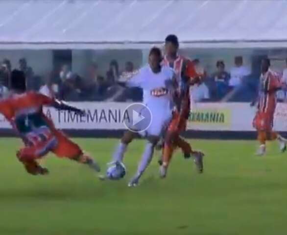 De volta ao Santos, Neymar jogou duas vezes contra time de MS e goleou