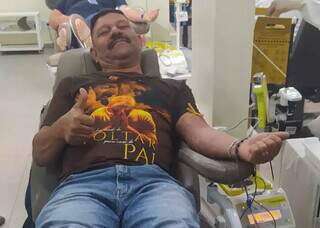 Ap&oacute;s 25 anos como doador, vida de Luiz dependeu de sangue ao se acidentar