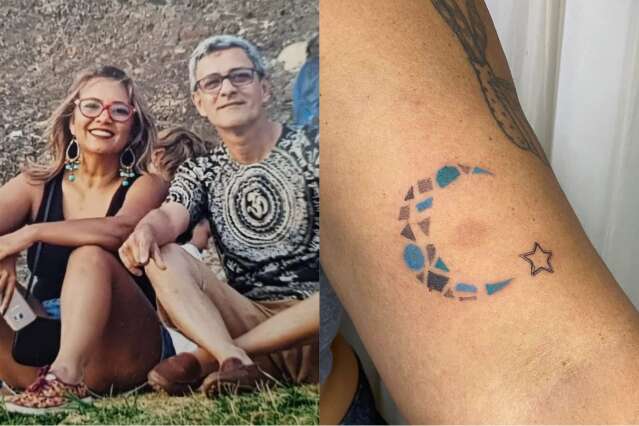 Um m&ecirc;s ap&oacute;s morte de irm&atilde;o, Carla homenageia Beto com tatuagem