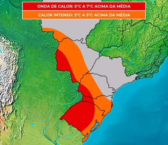 Mato Grosso do Sul enfrenta nova onda de calor com temperaturas acima da m&eacute;dia