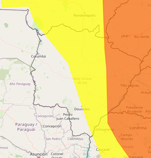 Meteorologia renova alerta de chuva intensa para 49 munic&iacute;pios de MS