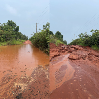 Moradores do Parque Atl&acirc;ntico fecham rodovia e pedem melhoras de estrada 