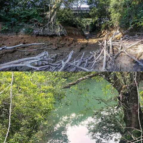 Estiagem prolongada e drenos em Bonito secaram Rio da Prata, aponta PMA