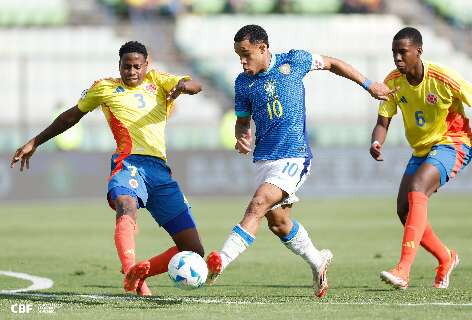 Brasil vence Col&ocirc;mbia e fica perto da vaga no Mundial Sub-20