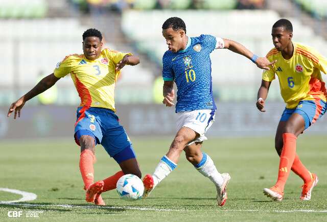 Brasil vence Col&ocirc;mbia e fica perto da vaga no Mundial Sub-20