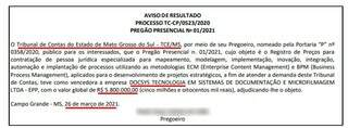 Empresa foi aberta para receber dinheiro desviado do TCE, diz den&uacute;ncia