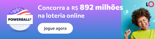 Loteria Powerball dos EUA salta para R$ 892 milh&otilde;es e voc&ecirc; pode ganhar do Brasil