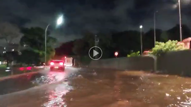 Tempestade em Campo Grande deixou Gury Marques e Guaicurus intransit&aacute;veis