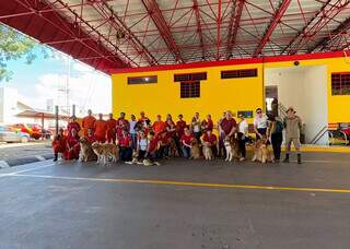 Sele&ccedil;&atilde;o para c&atilde;es dos Bombeiros encanta pela fofura e dedica&ccedil;&atilde;o