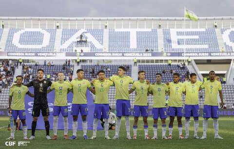 Com atleta de MS em campo, Brasil faz 3 a 0 e fica perto do t&iacute;tulo sub-20 