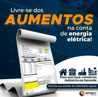 Anivers&aacute;rio da Effect Energia Solar: Solu&ccedil;&atilde;o para contas altas de energia