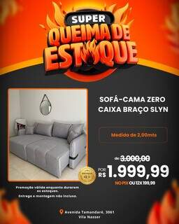 &Uacute;ltima chance! M&oacute;veis a partir de R$ 99,99* na queima de estoque Pantanal M&oacute;veis