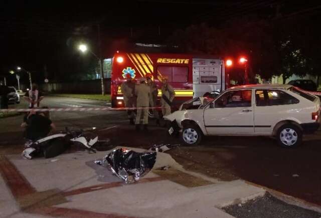 Idoso b&ecirc;bado mata motociclista com carro furtado