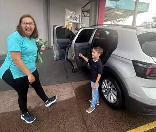 Aos 5 anos, Gabriel conseguiu vender um carro para a sua professora