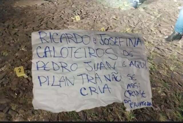 Casa de ex-governador paraguaio &eacute; fuzilada e bandidos deixam cartaz: &ldquo;caloteiro&rdquo;