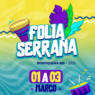 Folia Serrana: Prefeitura de Bodoquena anuncia programa&ccedil;&atilde;o do carnaval de rua