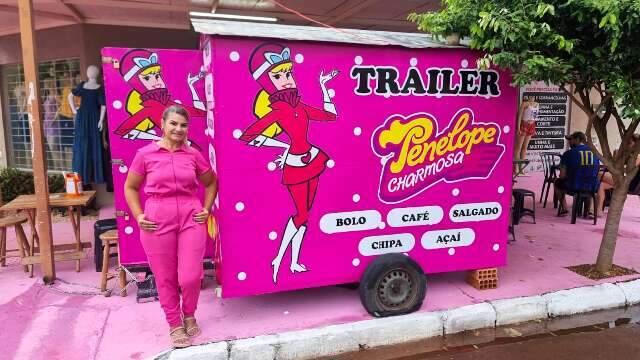 Malu transformou trailer e virou a Penelope Charmosa das Moreninhas 