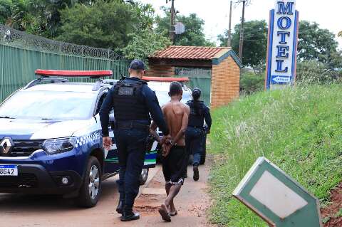 Den&uacute;ncia de roubo leva &agrave; pris&atilde;o de foragido que vivia em motel h&aacute; 18 dias