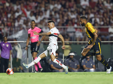 Com gol de Calleri, S&atilde;o Paulo elimina Novorizontino e avan&ccedil;a no Paulist&atilde;o
