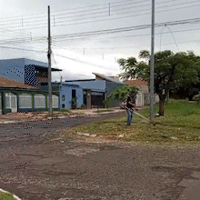 Cansada de esperar, vizinhan&ccedil;a faz mutir&atilde;o para limpar canteiro no J&oacute;quei Club