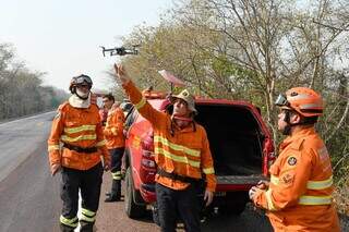 Curso de drone e dire&ccedil;&atilde;o de caminhonete est&atilde;o entre a&ccedil;&otilde;es de combate a inc&ecirc;ndios