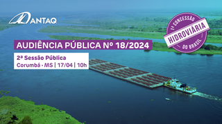 Audi&ecirc;ncia p&uacute;blica discutir&aacute; concess&atilde;o da Hidrovia do Rio Paraguai