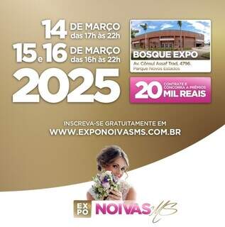 Noivas Expo com 20 mil prêmios agitando os fins de semana da MS