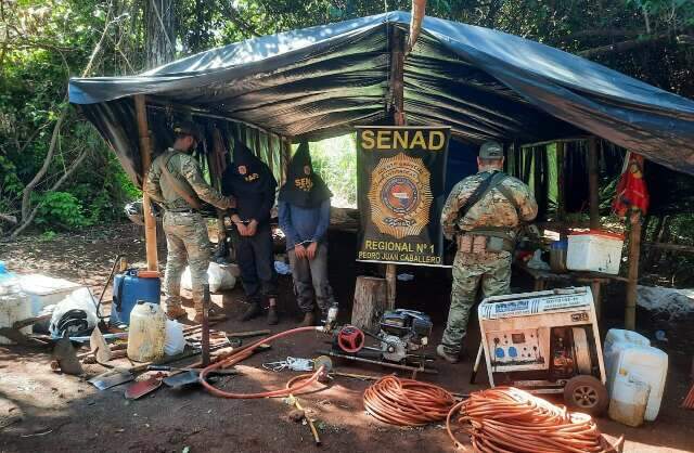 Senad encontra estufa com 18 mil mudas de maconha &quot;VIP&quot; na fronteira