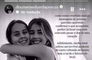 Fam&iacute;lia e amigos lotam despedida de estudante que morreu em aquaplanagem&nbsp;de&nbsp;BMW